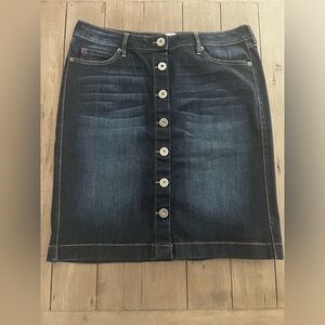 Ricki’s Denim Mid Length Button Down Skirt
